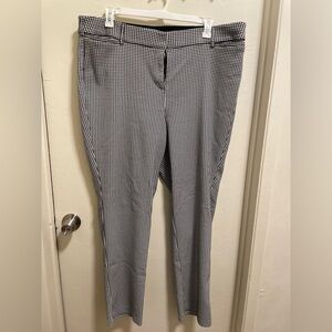 Lane Bryant The Allie Houndstooth Stretch Trousers | Size 22R